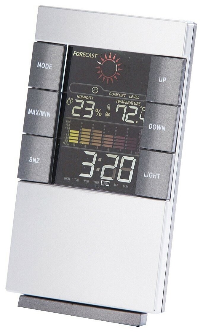 Метеостанция электронная синоптик COLORED TD 0210 (S3326CS weather station), Bradex