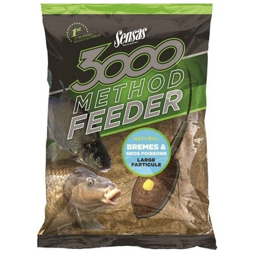фото Sensas прикормка sensas 3000 method feeder bream&big fish 1кг