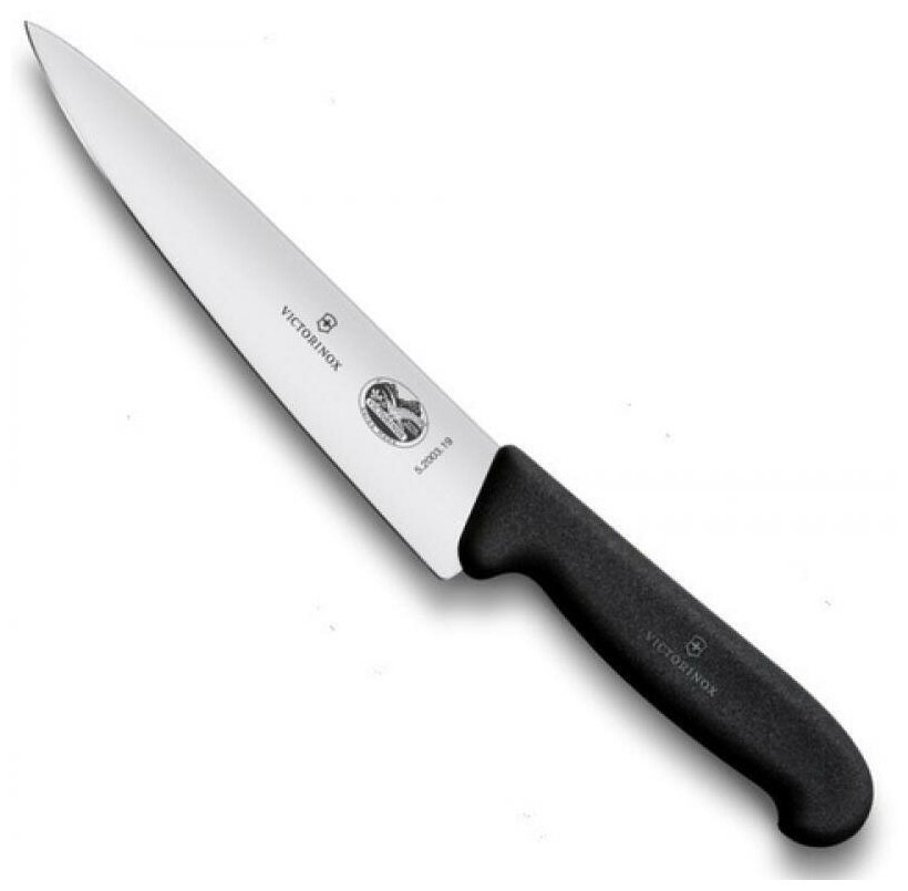 Нож Victorinox разделочный лезвие 15 см черный