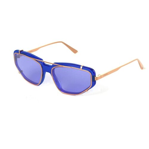 Солнцезащитные очки FAKOSHIMA, золотой, синий
