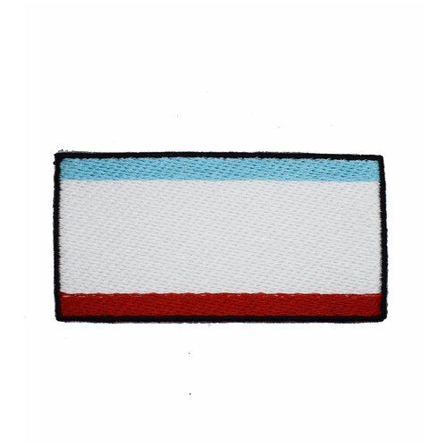 нашивка шеврон патч флаг казахстана размер 90х45 мм Шеврон, нашивка, патч, Флаг Крыма, размер 90х45 мм