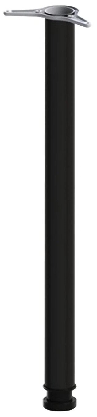Опора для столов приставных "Арго", длина регулировки 700-740 мм, черная, АО-404, ш/к59742