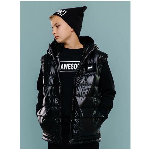 фото Жилет gnk, черный, 140 g'n'k