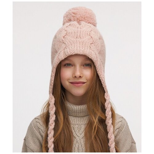 фото Шапка осенняя/зимняя для девочки/шапка осень/зима детская/розовый/р-р 54-56 storm