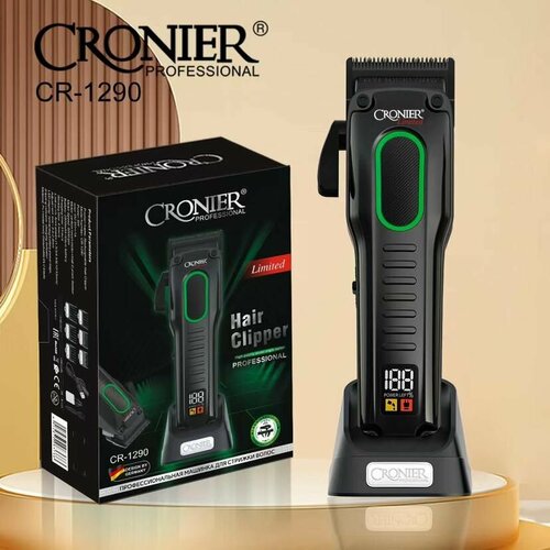 Профессиональная машинка для стрижки волос CR 1290 от бренда CRONIER