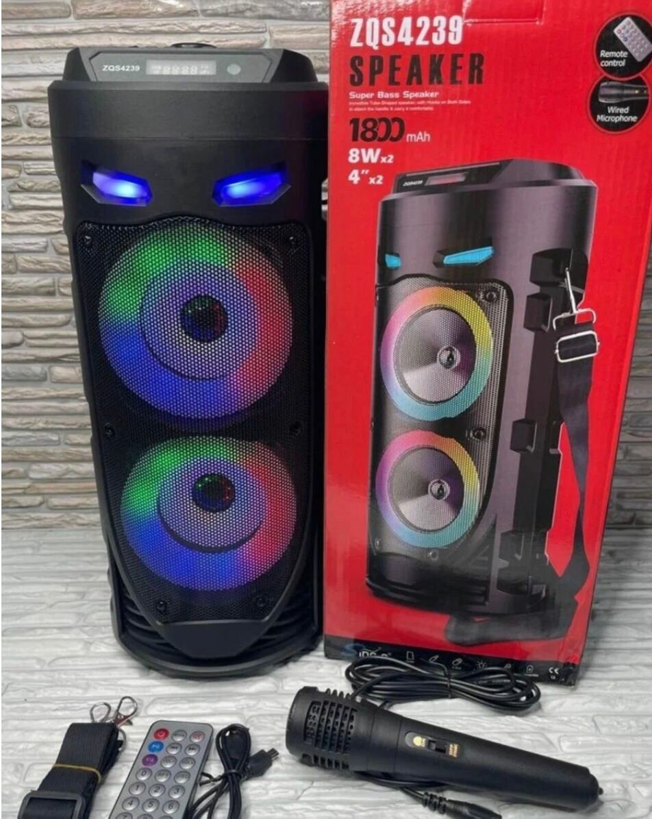 Портативная колонка BT Speaker ZQS-4239 16 Ватт