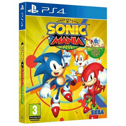 Видеоигра Sonic Mania Plus PS4 с артбуком (PlayStation4, английская версия)