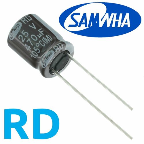 470мкФ 25В / RD / 10x12,5 / 105 С / конденсатор электролитический (2шт)