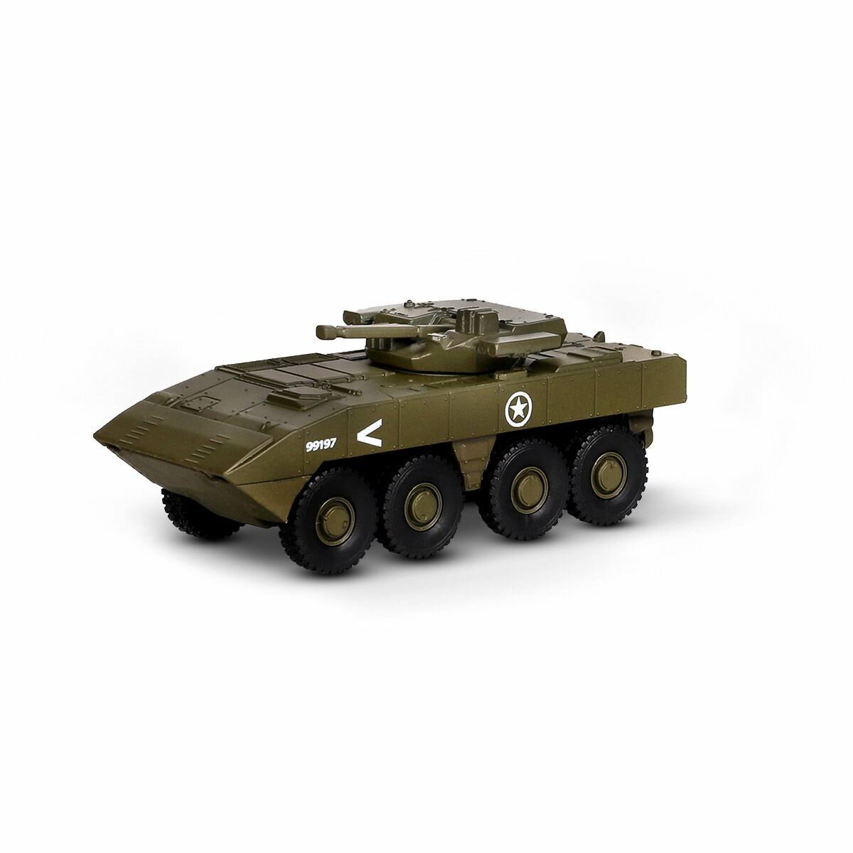 Машинка Welly Военная техника 11,5-12 см. с пружиным механизмом, в ассортименте - фото №8
