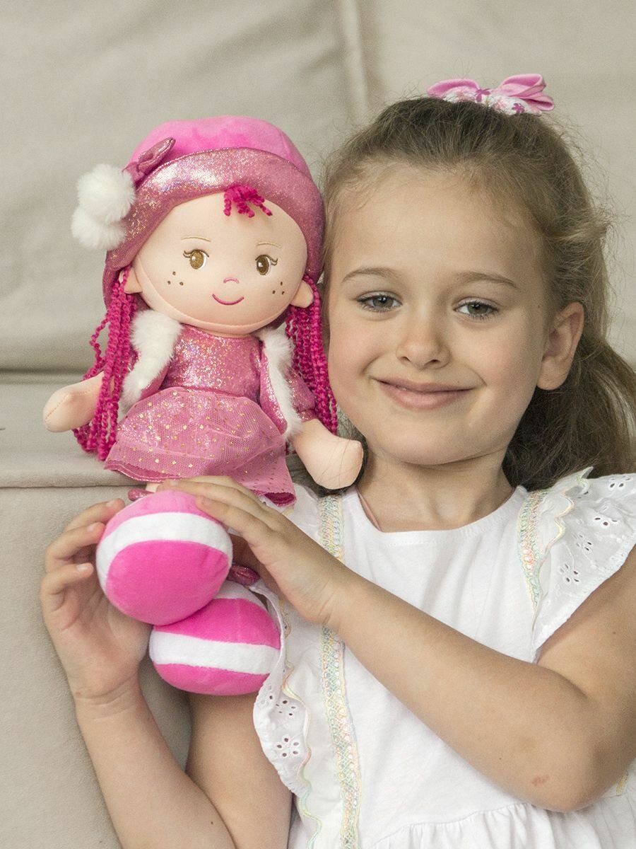 Игрушка для девочек мягкая кукла MAXITOYS — фото 1