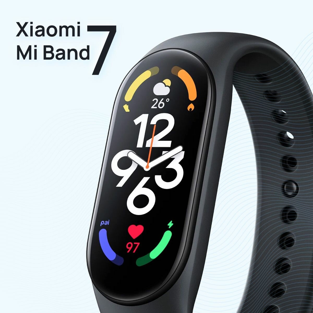 Фитнес-браслет Xiaomi Mi Band 7 (Версия CN), черный