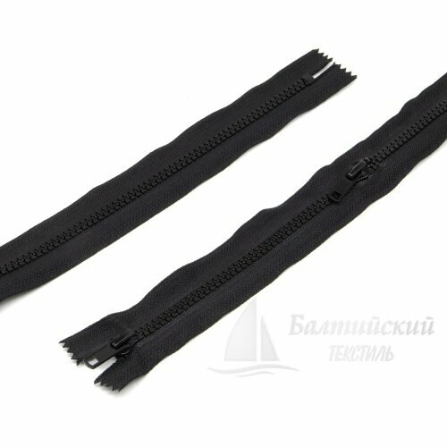 Молния трактор Т5 50 см черная 2х-замковая неразъёмная 230₽