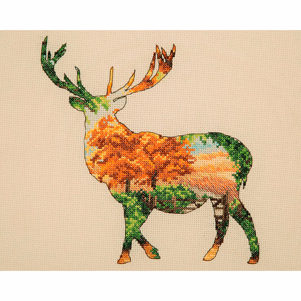 Набор для вышивания Maia "Stag Silhouette"20*26см, MEZ Венгрия, 5678000-05043