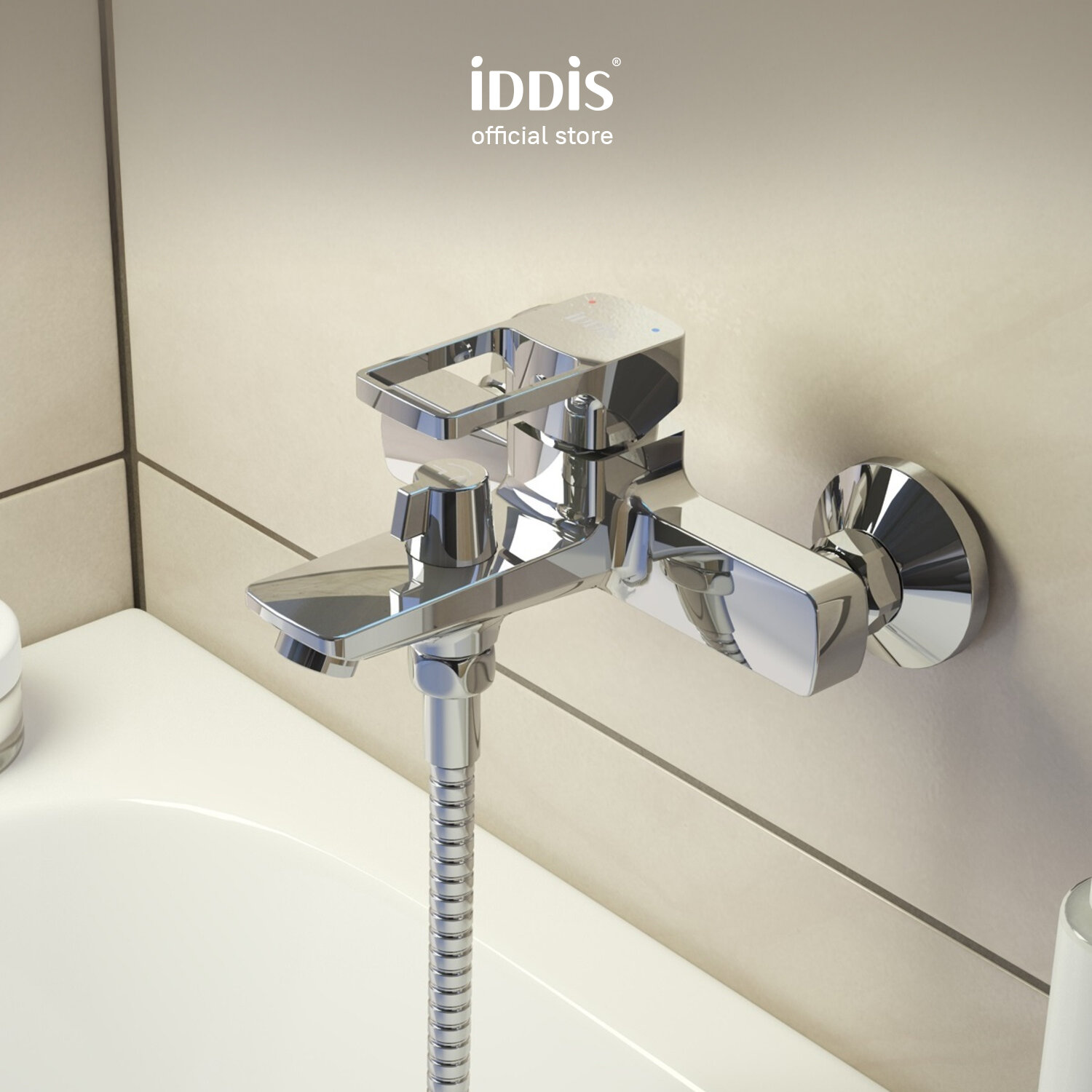 Смеситель для ванны IDDIS Bild BILSB00i02WA хром