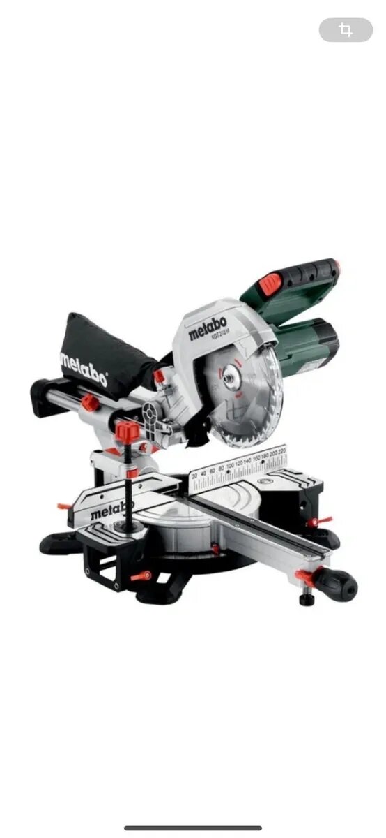 Торцовочная пила Metabo KGS 216 M с протяжкой (613216000)jx