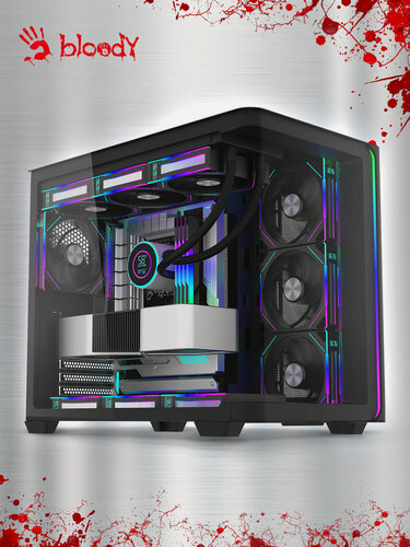 Изображение товара Корпус ATX BLOODY BD-CC113, Midi-Tower, без БП, черный [bd-cc113-bk]