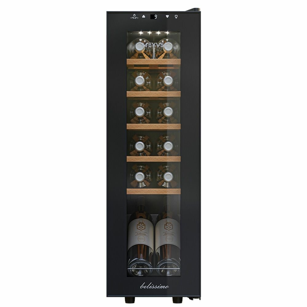 Винные Шкафы Xiaomi Винный шкаф Meyvel MV12-CBF1 (компрессорный отдельностоящий холодильник для вина на 12 бутылок)