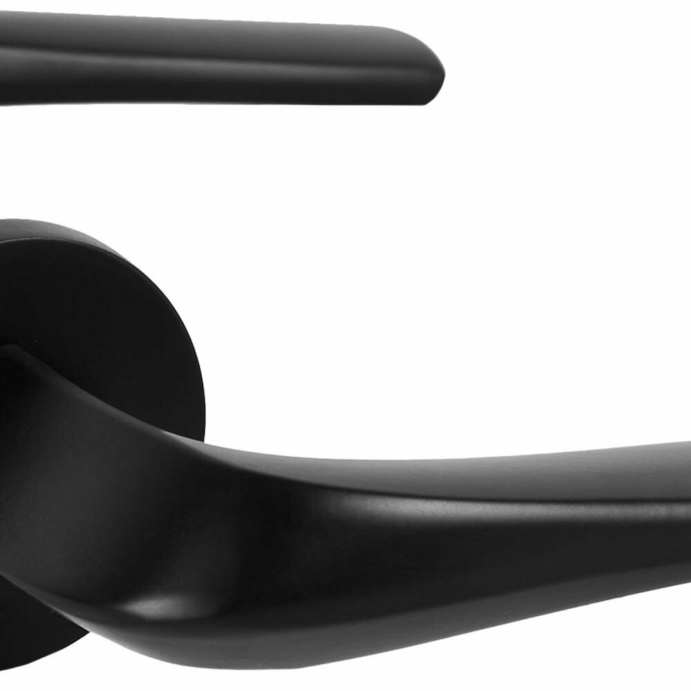 Дверные ручки Puerto Slim Соффиони без запирания цвет черный