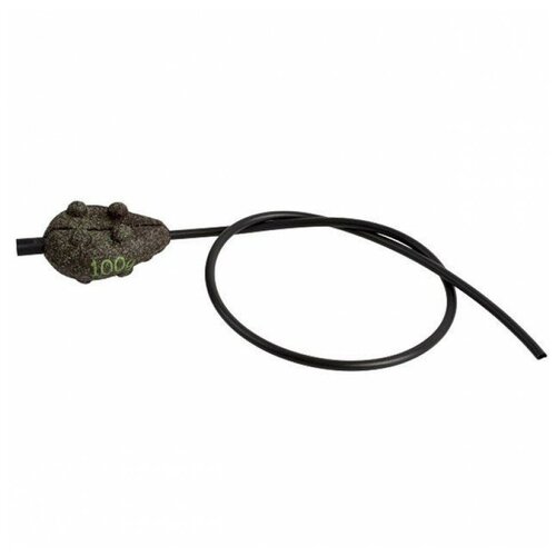 фото Грузило карповое сменное mikado скользящее с антизакручивателем. плоское (тёмно-зелёный) 24g 80 г. omk-24g-80