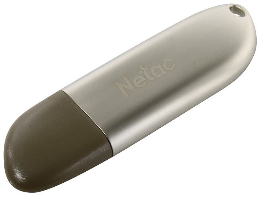 Флеш Диск Netac U352 32Gb , USB2.0, с колпачком, металлическая