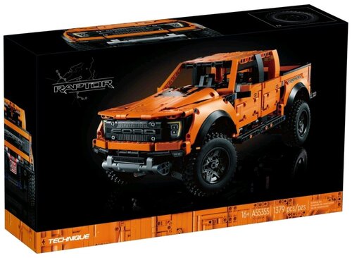 Конструктор/ Техник/ Ford F-150 Raptor/ Форд Раптор/ 55355/ 1379 деталей/ ребенку