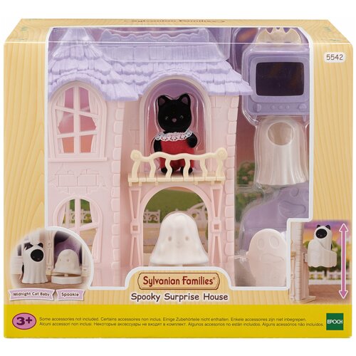 Домик с привидениями игровой набор sylvanian families малыш персидский котенок 5456