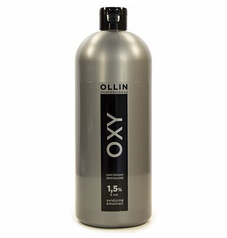 OLLIN PROFESSIONAL Эмульсия окисляющая 1,5% (5vol) / Oxidizing Emulsion OLLIN OXY 1000 мл - фото №3