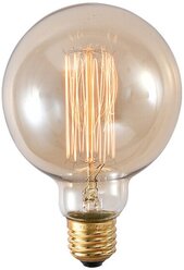 Лампа (лампочка) накаливания Эдисона Emilion Loft Edison G95 (E27, 40Вт, желтый свет)