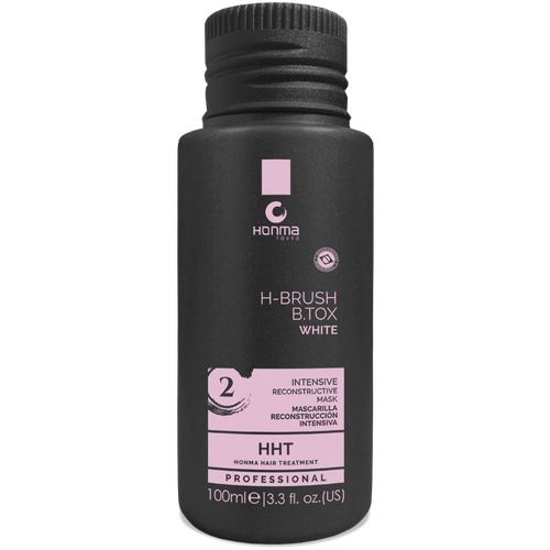 Купить HONMA TOKYO Ботокс для волос без пигмента H-Brush B.tox White Care Intensive Reconstructive Mask 2 ШАГ, 100 мл., маска