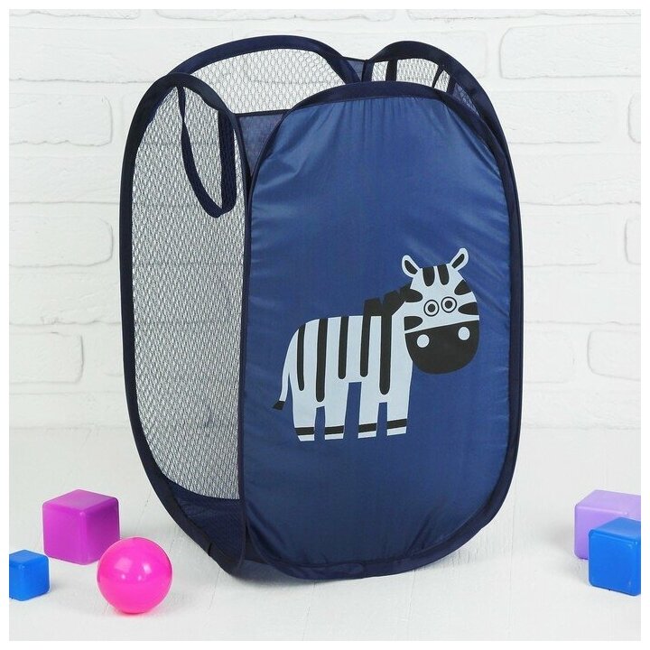 фото Корзина для игрушек «Зебра»