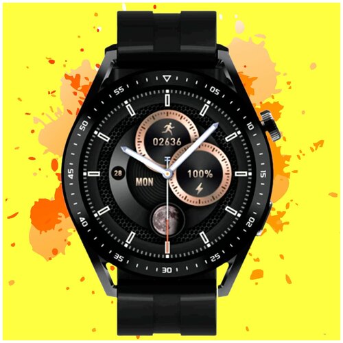 Умные часы Wearfit Smart Watch с голосовым помощником Смарт часы для Android IOS NFC функции Черный 271600₽