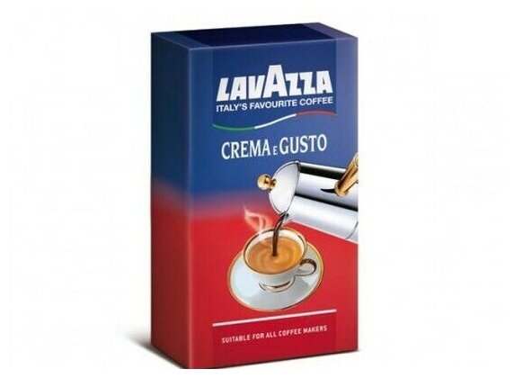 Кофе молотый LAVAZZA "Crema E Gusto", комплект 5 шт., 250 г, вакуумная упаковка, 3876 - фотография № 10