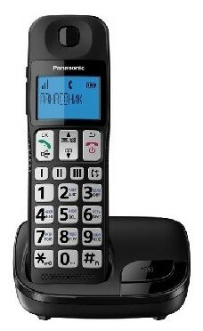 Радиотелефон Panasonic KX-TGE110 черный
