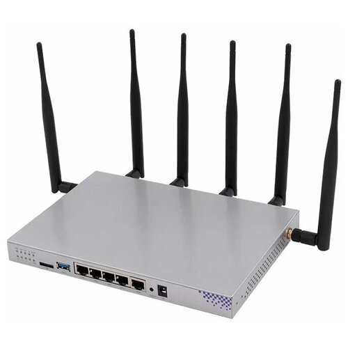 zbt we2802d встраиваемый wifi роутер с lte модулем quectel ep06 e пигтейлами sma rp sma lan wan rs232 антеннами 4g wifi и блоком питания 4G 3G WiFi-роутер ZBT WG3526 LTE Cat.6 (модуль mPCI-E Quectel EP06-E) с POE и SATA