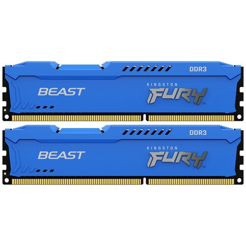 Память оперативная Kingston FURY Beast Blue KF316C10BK2/16 память оперативная kingston fury beast kf437c19bb1 16