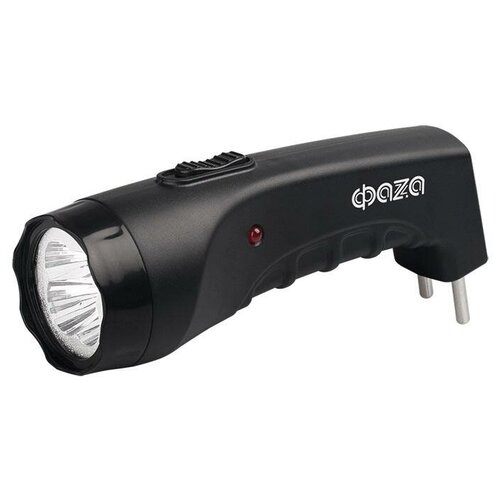 ручной фонарь фаzа accuf2 l04 черный Фонарь ручной AccuF2-L04-bk 4LED аккумулятор 400мА. ч 2 режима: 100проц./25проц. выдвижная вилка; индикатор зарядки черн. 5000797 ФАZА