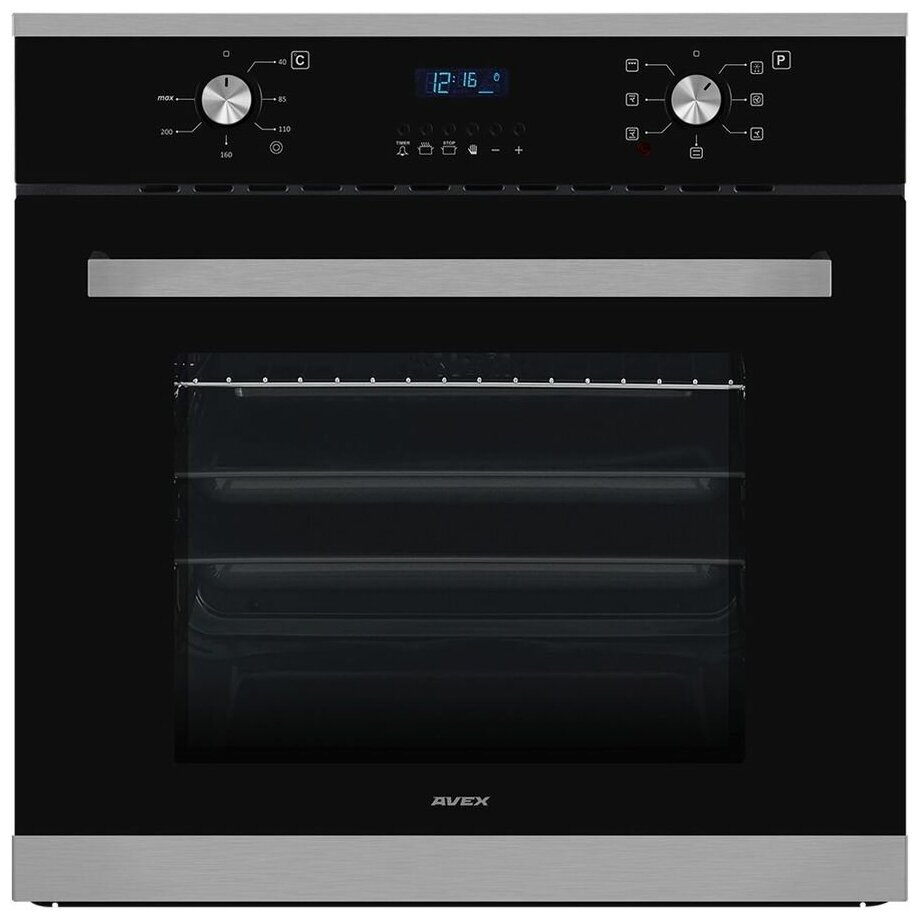 Духовой шкаф AVEX HM 6170 Bx, черный/нержавеющая сталь