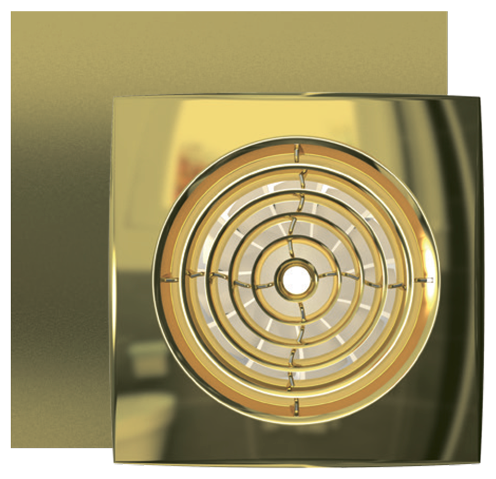 Вентилятор AURA 4С Gold D100 декор - фотография № 7
