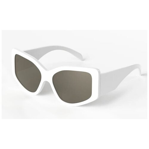 Солнцезащитные очки FAKOSHIMA, бабочка, с защитой от УФ, для женщин, белый
