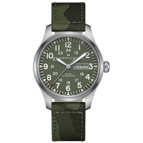 часы hamilton khaki field auto h70515137 Наручные часы Hamilton Khaki Field, серебряный