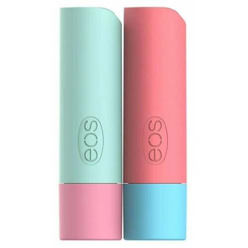 EOS Бальзам для губ Watermelon Frose and Lychee Martini 2-pack Lip Balm Арбузное-Мороженое и Личи-Мартини, 8 г