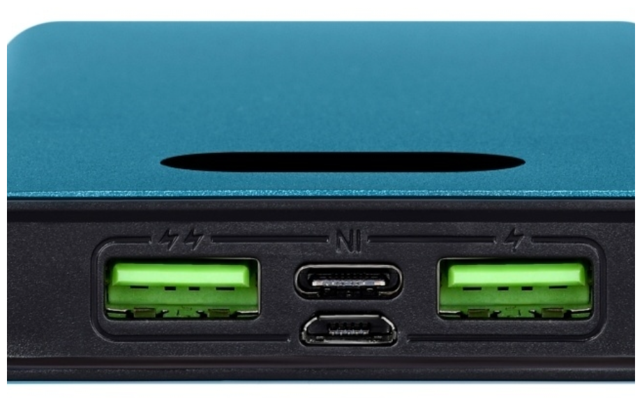 Аккумулятор внешний универсальный TFN 10000mAh Blaze LCD PD 22.5W blue - фото №9