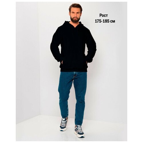 фото Толстовка modern, размер 52;54, черный
