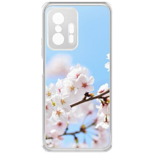 Силиконовый чехол / накладка / бампер Цветение для Xiaomi 11T Pro