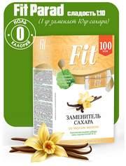 Сахарозаменители FitParad №22, ваниль, 100шт