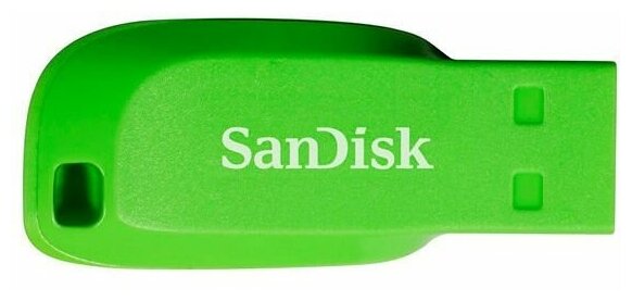 Флешка SanDisk 16Gb CZ50 Cruzer Blade, USB 2.0, Green
