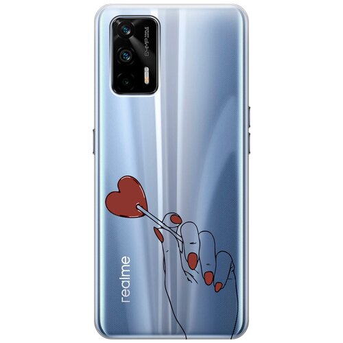 Силиконовый чехол на Realme GT, Рилми ГТ с 3D принтом Heartbreaker прозрачный силиконовый чехол на realme 6 рилми 6 с 3d принтом heartbreaker прозрачный