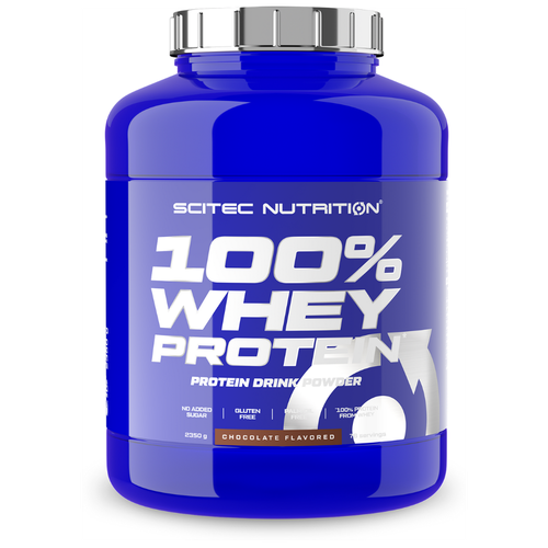 Протеин Scitec Nutrition 100% Whey Protein, 2350 гр., шоколад