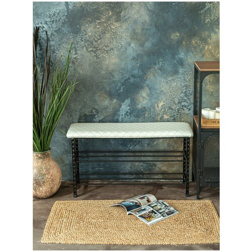 Обувница Лофт / Подставка для обуви/банкетка/ этажекрка для обуви/ пуф