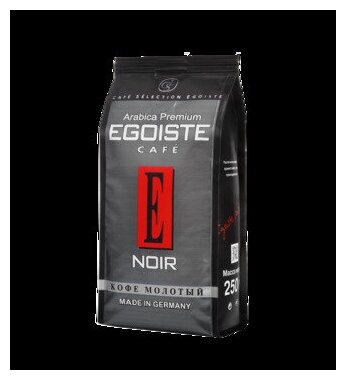 Кофе молотый Egoiste Noir 250г Deutsche Extrakt Kaffee - фото №12